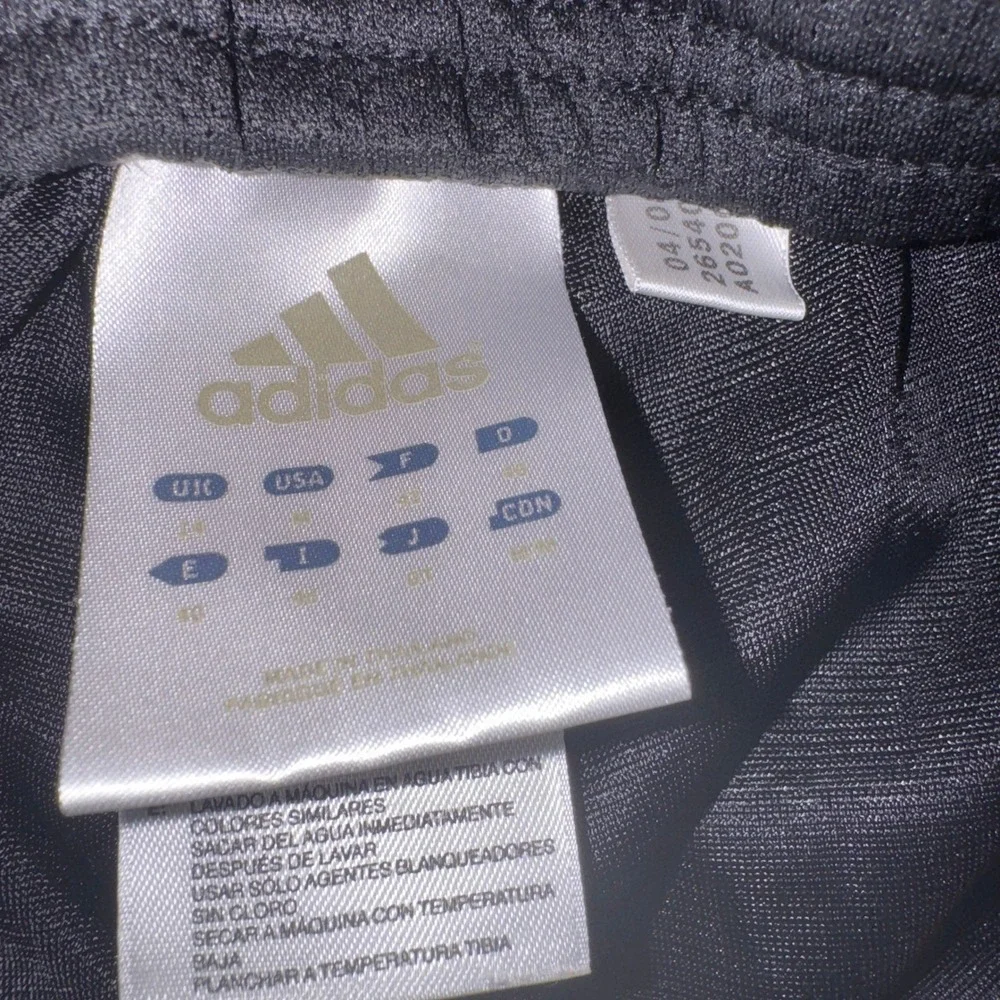 Adidas Mens Black Gold 3-Stripe Full Zip Hoodie Jacket AV1001 Size Medium